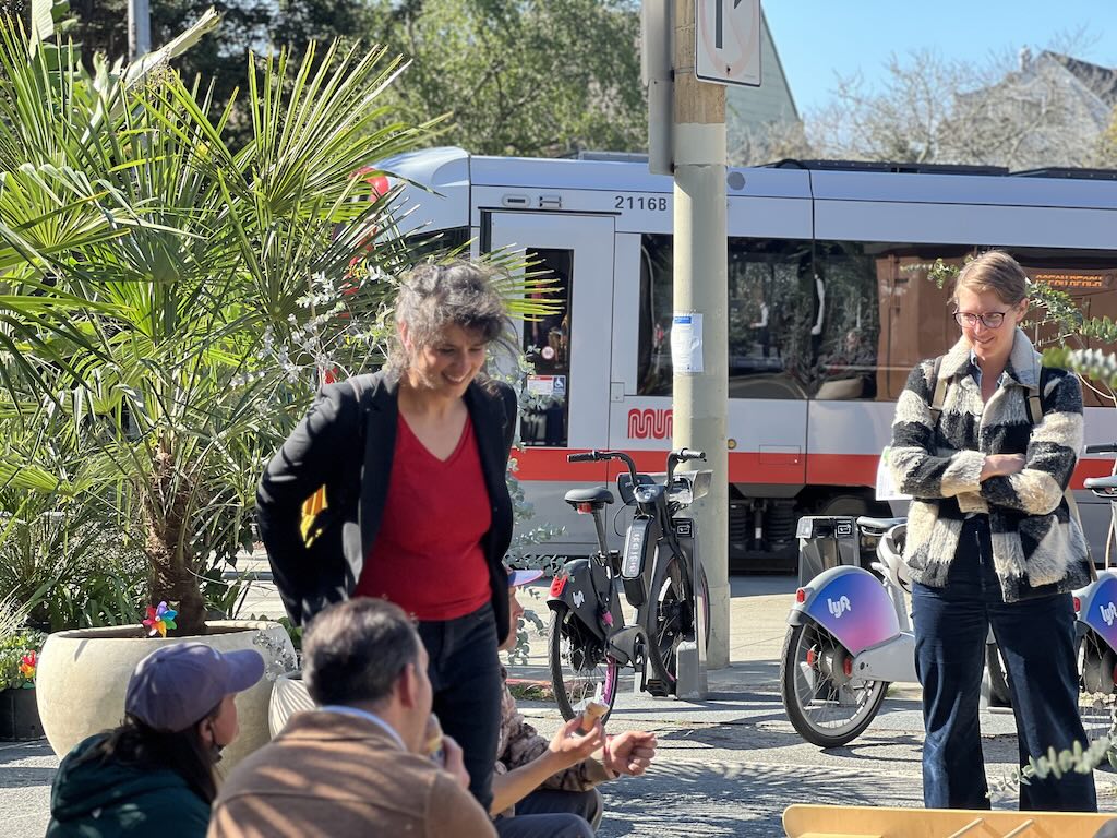 Cole Valley Town Square community gathering